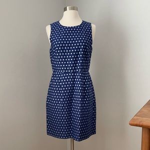 J. CREW metallic dot dress
